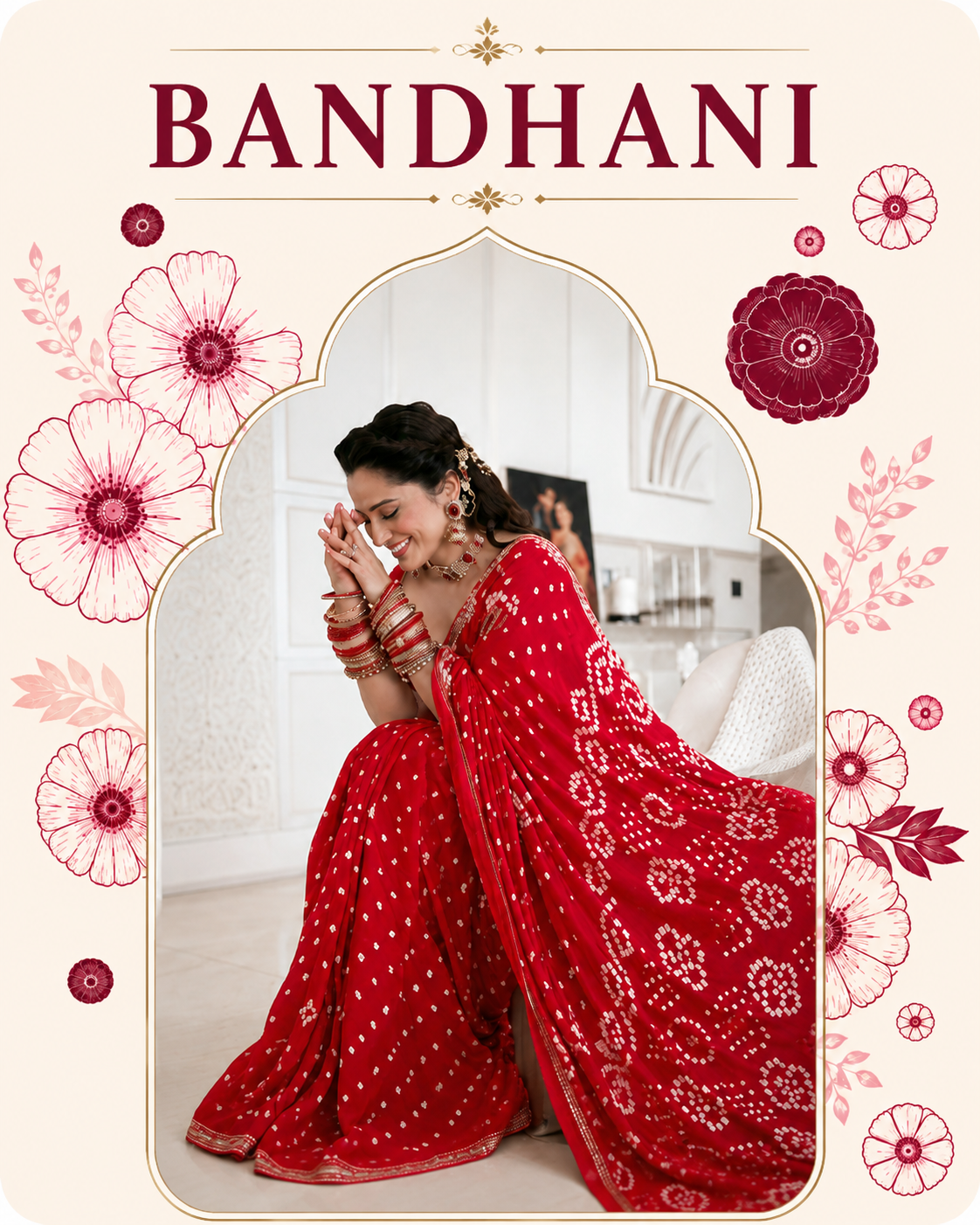 Bandhani saree